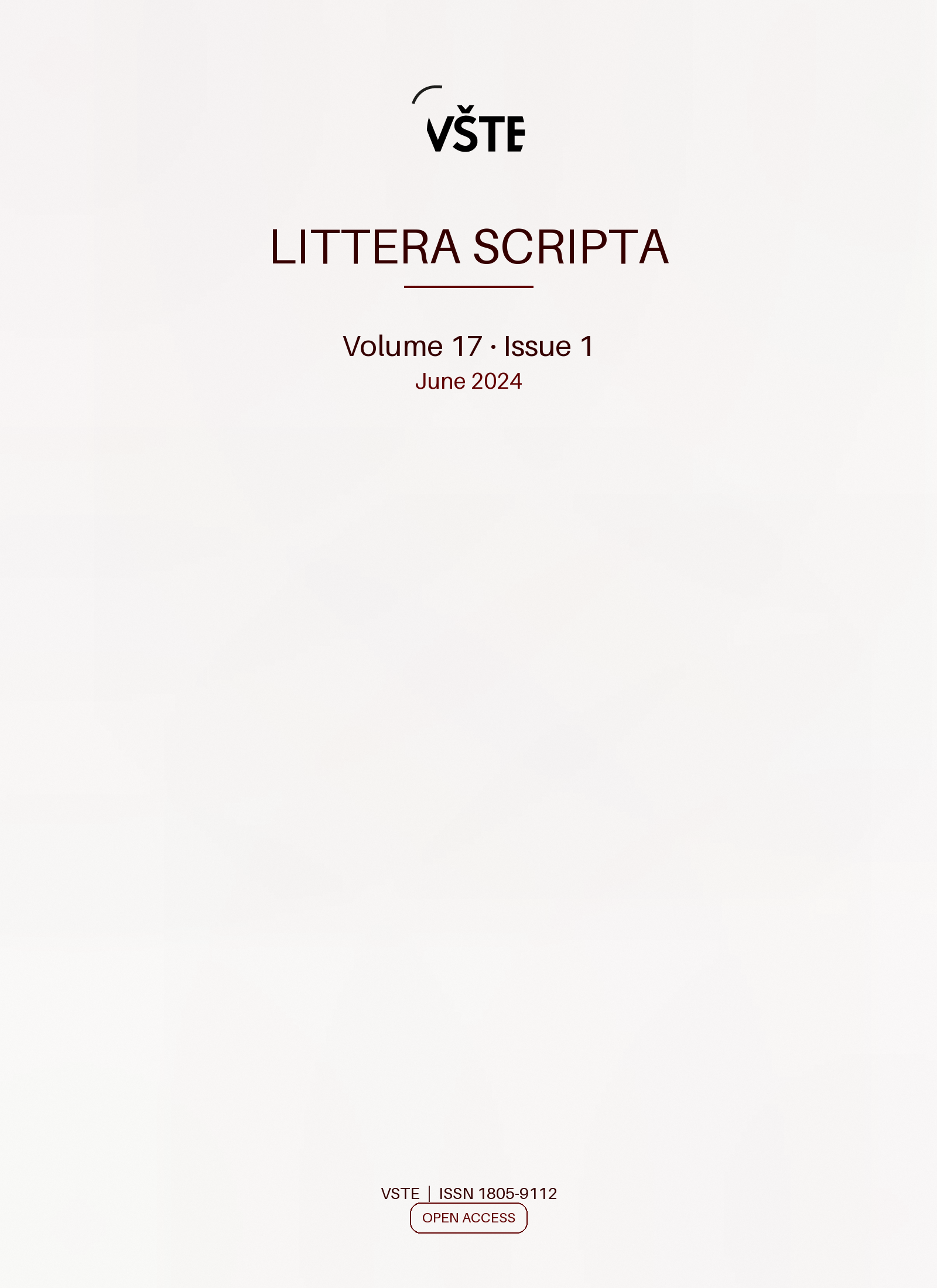 Volume 17, Issue 1 cover