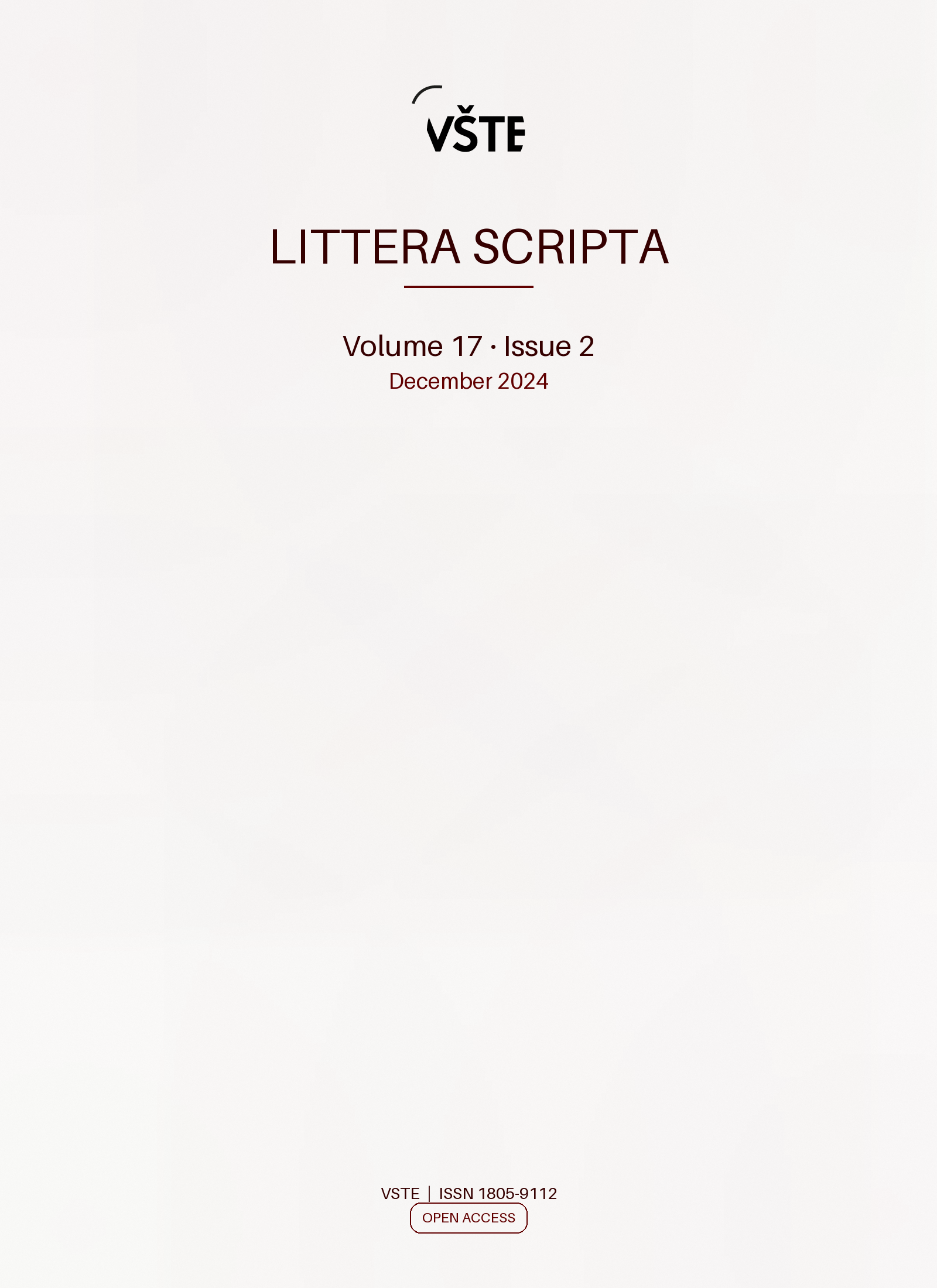 Volume 17, Issue 2 cover